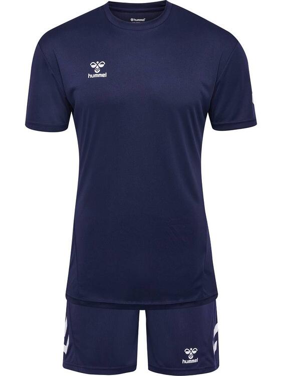 hummel Logo Trikot Set 226151 MARINE - Gr. S von Hummel