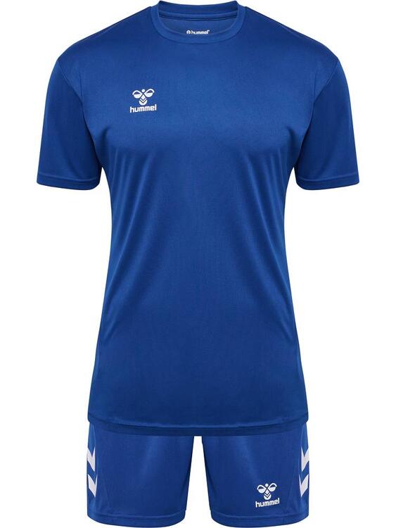 hummel Logo Trikot Set 226151 TRUE BLUE - Gr. S von Hummel