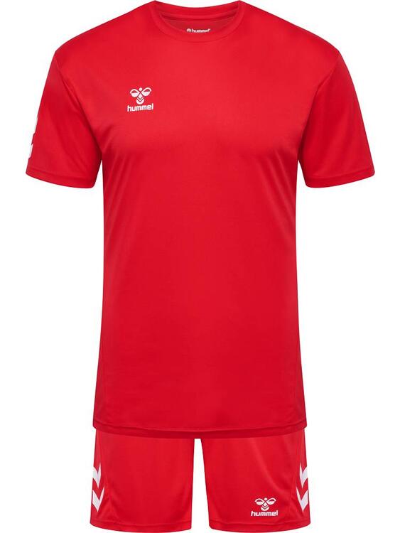 hummel Logo Trikot Set 226151 TRUE RED - Gr. M von Hummel