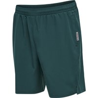 hummel MOVE Grid Woven Shorts Herren 6470 - deep teal L von Hummel