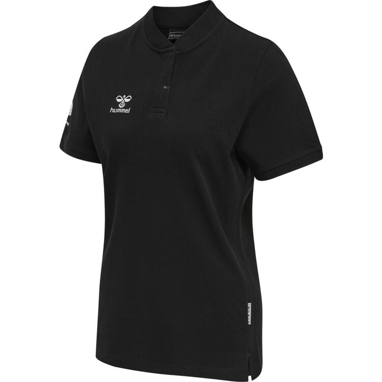 hummel Move Grid Polo Damen 214794 BLACK - Gr. 2XL von Hummel