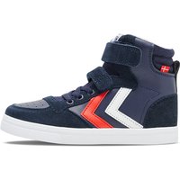 hummel Slimmer Stadil Leather High Sneaker Kinder 7666 - peacoat 30 von Hummel