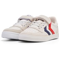 hummel Slimmer Stadil Leder Low-Top Sneaker Kinder 9020 - white 40 von Hummel