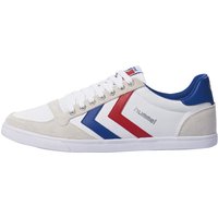 hummel Slimmer Stadil Low-Top Sneaker white/blue/red/gum 41 von Hummel