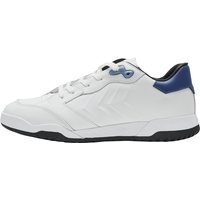 hummel Topspin Reach LX-E Archive Sneaker white/majolica blue 37 von Hummel