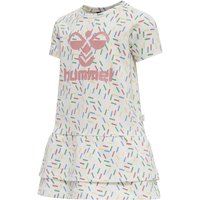 hummel hmlAURORA kurzarm Baby-Kleid 9806 - marshmallow 98 von Hummel
