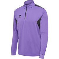 hummel hmlAUTHENTIC 1/2-Zip Sweatshirt 3766 - dahlia purple/asphalt XL von Hummel