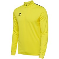 hummel hmlAUTHENTIC 1/2-Zip Sweatshirt 5269 - blazing yellow S von Hummel