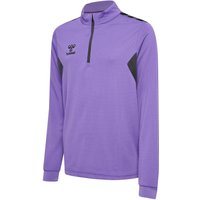 hummel hmlAUTHENTIC 1/2-Zip Sweatshirt Kinder 3766 - dahlia purple/asphalt 128 von Hummel