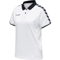 hummel Authentic Funktions-Poloshirt Damen white XS von Hummel