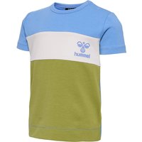hummel hmlGLAD BLOCK Baby-T-Shirt 7118 - silver lake blue 56 von Hummel