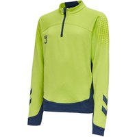 hummel LEAD 1/2-Zip Pullover Kinder lime punch 128 von Hummel