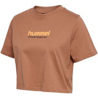 hummel hmlLGC MALU Cropped T-Shirt Damen 8143 - mocha mousse L von Hummel