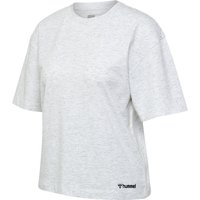 hummel hmlMT ULTRA Boxy Shorts T-Shirt Damen 9297 - white melange XL von Hummel