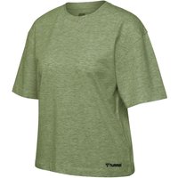 hummel hmlMT ULTRA Shorts T-Shirt Damen 6120 - deep lichen green melange XL von Hummel