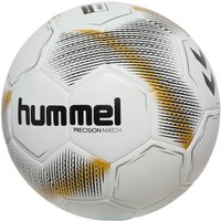 hummel hmlPRECISION Match Fußball 9152 - white/black/gold 5 von Hummel