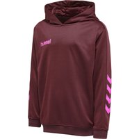 hummel Promo Poly Hoodie Herren biking red/raspberry sorbet S von Hummel