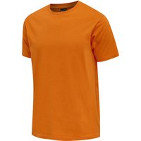 hummel hmlRED Basic T-Shirt Herren orange tiger XL von Hummel