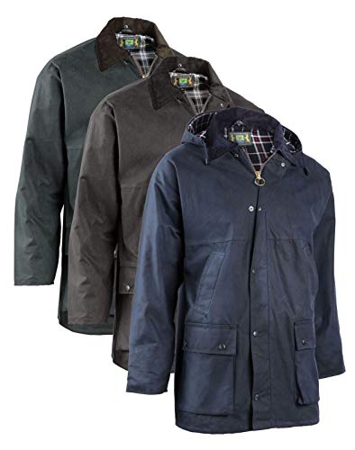 Hunter Outdoor Bolton Wachsjacke, gepolstert, Unisex, Countrywear, für Reiten, Schießen, Jagd, Angeln, Landwirtschaft von Hunter Outdoor