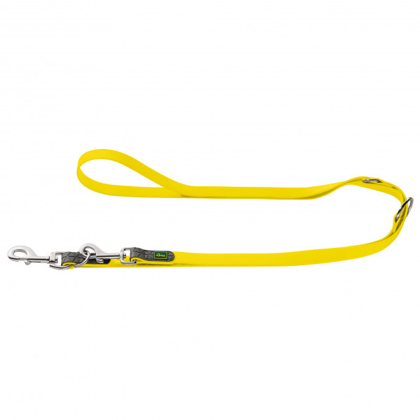 Hunter - Adjustable Leash Convenience - Hundeleine Gr Länge max. 200 cm - Breite 2,0 cm gelb von Hunter