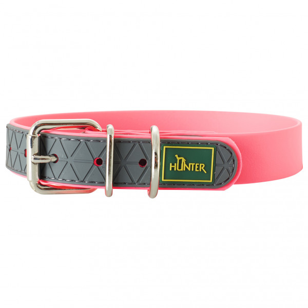 Hunter - Collar Convenience - Hundehalsband Gr Halsumfang 53-61 cm - Breite 2,5 cm rosa von Hunter