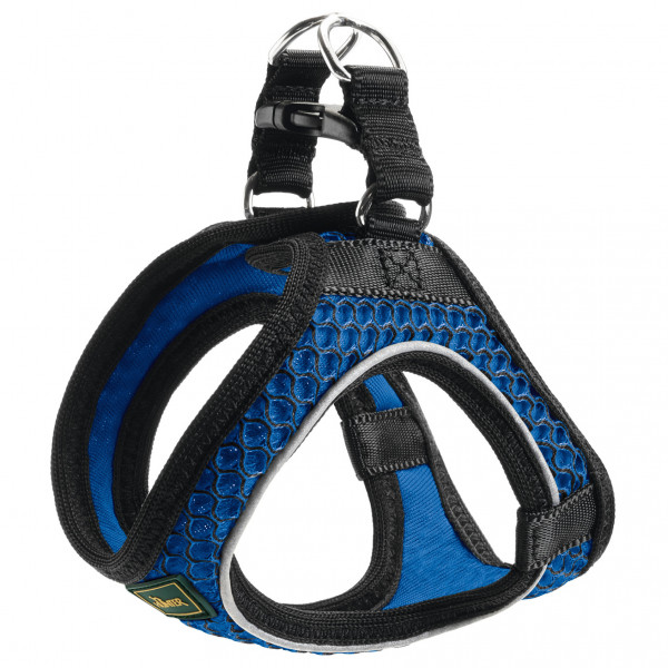 Hunter - Harness Hilo Comfort - Hundegeschirr Gr Halsumfang 55-60 cm - Bauchumfang 58-65 cm blau von Hunter
