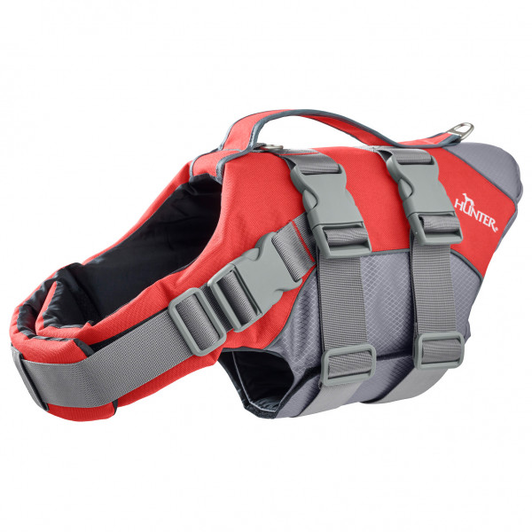 Hunter - Swimming Vest Moss - Hundegeschirr Gr Hals 28-37 cm - Bauch 44-55 cm;Hals 34-40 cm - Bauch 51-65 cm;Hals 40-50 cm - Bauch 58-70 cm;Hals 50-56 cm - Bauch 70-90 cm;Hals 56-62 cm - Bauch 88-119 cm rot von Hunter