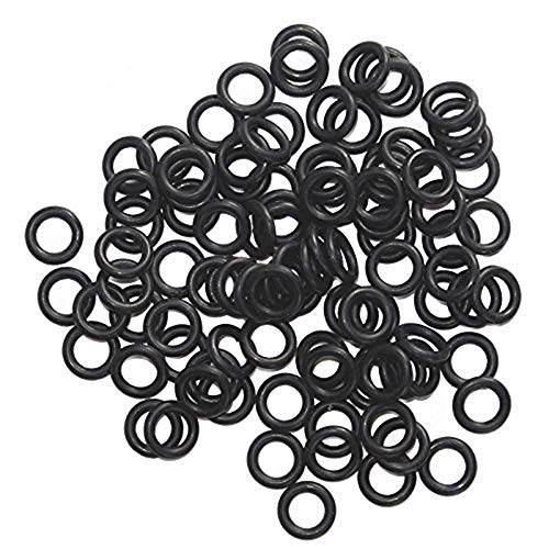 Huntingdoor 200 Stück Bogenschießen Pfeilspitzen O-Ringe Nitrilkautschuk Dichtungsringe Dichtung Dart Gummiringe Ø außen 1/4zoll O Ring für Schraubspitze Jagdpfeilspitzen von Huntingdoor