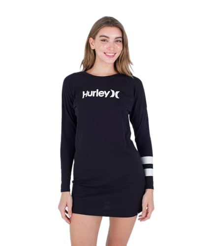 Hurley Damen Oceancare O&o T-Shirt Ls Kleid, Schwarz, M von Hurley