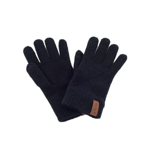 Hurley Damen W Gewebte Strickhandschuhe Handschuhe für kaltes Wetter, Schwarz, Einheitsgröße von Hurley