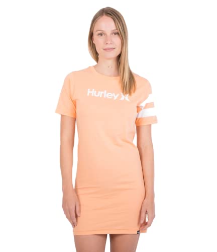 Hurley Damen W Oceancare O&o Tee Dress Lässiges Kleid, Korallenriff, XS von Hurley