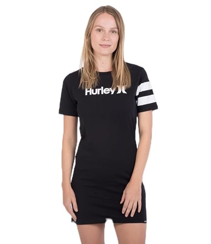 Hurley Damen W Oceancare O&o Tee Dress Lässiges Kleid, schwarz, L von Hurley