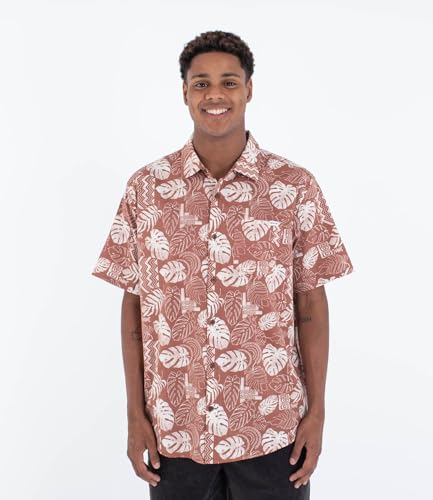 Hurley Herren OAO Lido Stretch Shirt, Martian Rust, XL EU von Hurley