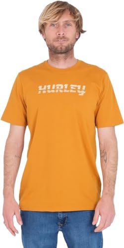 Hurley Herren Evd Exp Crasher Tee Ss T-Shirt, Goldfarben, L von Hurley