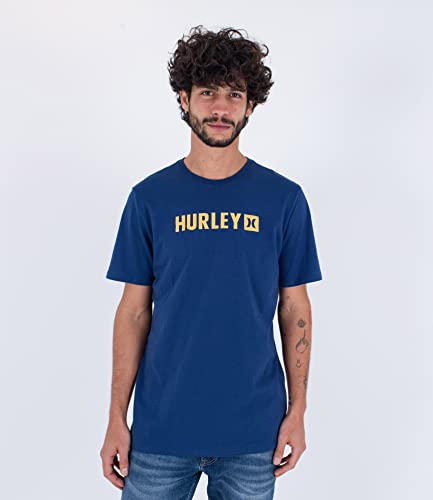 Hurley Herren Evd The Box S/S Tshirt, Abgrund, M von Hurley