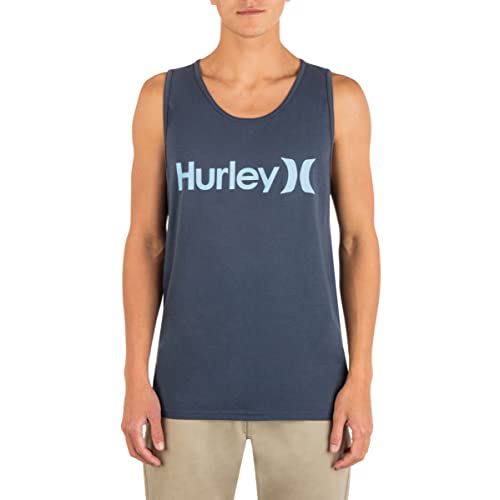 Hurley Herren Evd WSH OAO Solid Tank T-Shirt, Monsoon Blau, S von Hurley