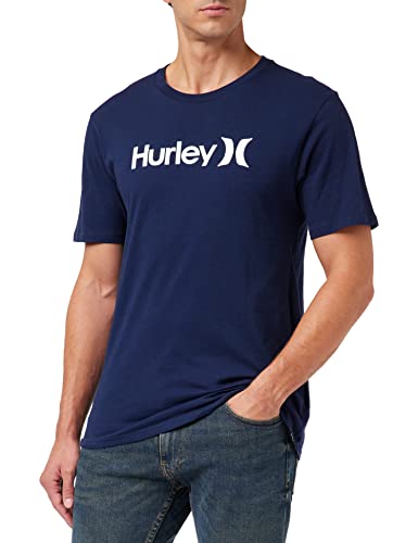 Hurley Herren Evd Wash Core OAO Solid Tee T-Shirt, Obsidian, S von Hurley