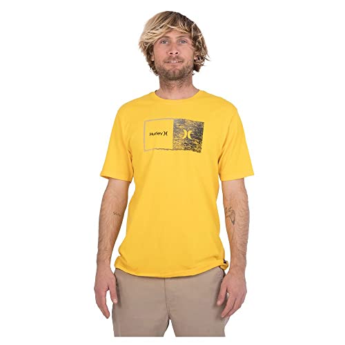 Hurley Herren Evd Wash Halfer Gradient Tee Ss T-Shirt, Gürteltier, L von Hurley