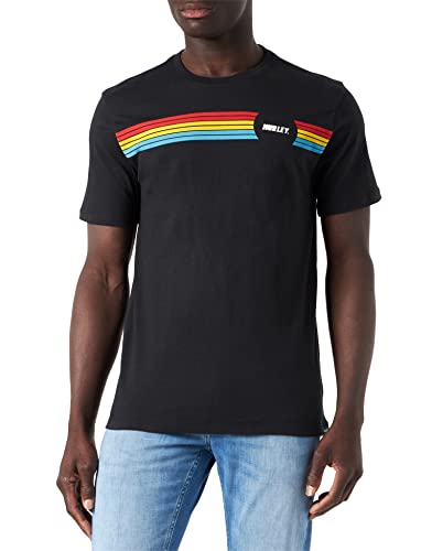Hurley Herren Evd Wash Simpleton Fastlane Tee Ss T-Shirt, schwarz, XL von Hurley