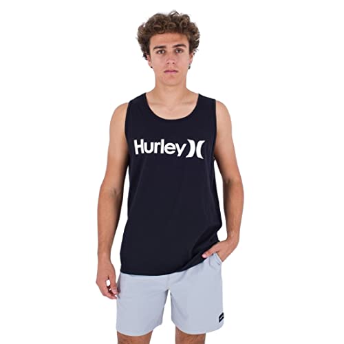 Hurley Herren Everyday One and Only Solid Tank Tshirt, schwarz, L von Hurley