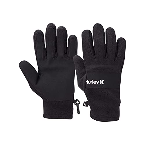 Hurley Herren Gloves M Arrowhead Fleece Handschuhe, Schwarz, L-XL EU von Hurley