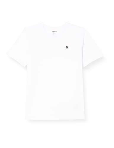 Hurley Herren H20 Dri Icon Tee T-Shirt, weiß, XL von Hurley