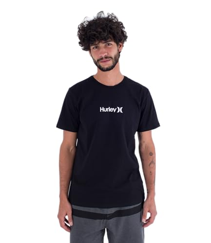 Hurley Herren H20 Dri OAO Tee Tshirt, Black, S von Hurley