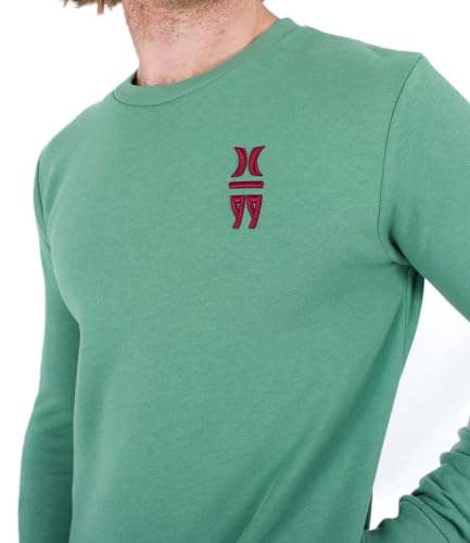 Hurley Herren M 99's Zip Hood Kapuzen-Sweatshirt, grün, M von Hurley