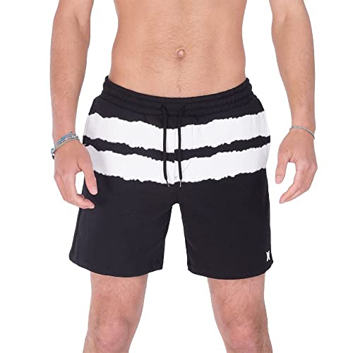 Hurley Herren M Oceancare Bp Fleece Bermuda Shorts, schwarz, L von Hurley