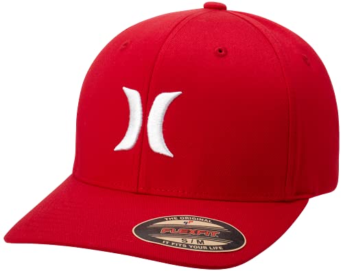 Hurley Herren M One and Only Hat Baseballkappe, Rot, L-XL EU von Hurley