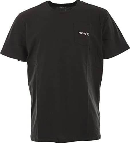 Hurley Herren OAO Pocket Tee T-Shirt, schwarz, S von Hurley