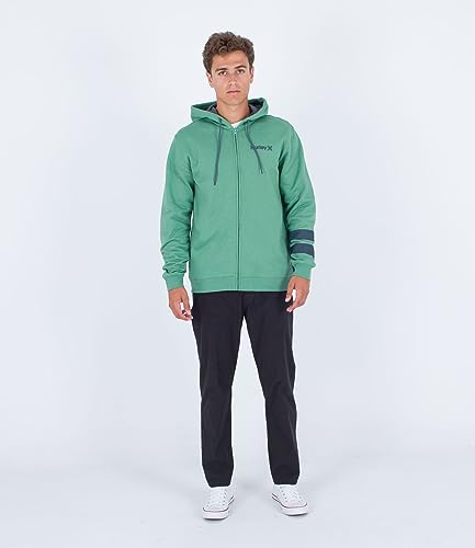 Hurley Herren Oceancare O&o Zip Pullover Sweater, grün, S von Hurley