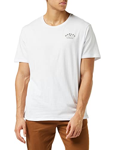 Hurley Herren Quality Goods Tee T-Shirt, weiß, S von Hurley