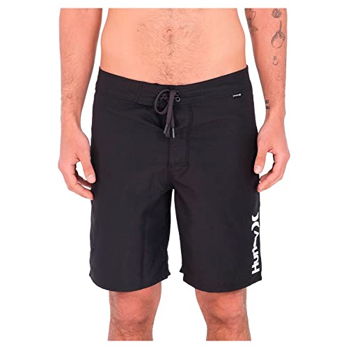 Hurley Herren Solids 20in Boardshort Board-Shorts, schwarz, 42 von Hurley